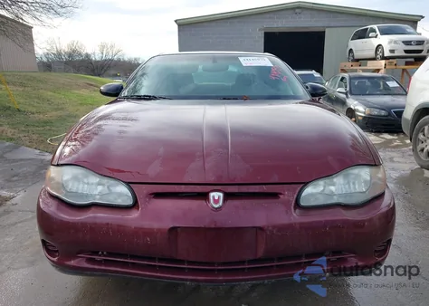 2000 Chevrolet Monte Carlo Ls z USA, uszkodzony, nr VIN 2G1WW12E3Y9219195